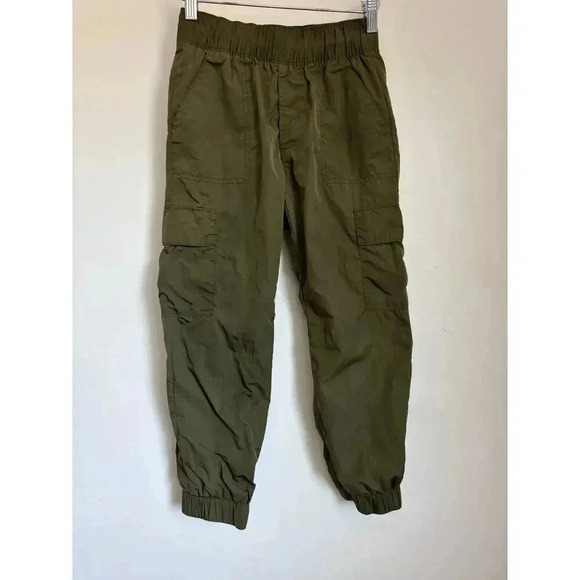 Gap Lined Cargo Pull On Nylon Jogger Style Pants - Picture 2 of 9